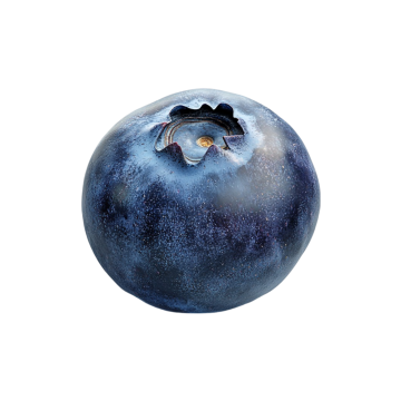 Blueberry juice candle